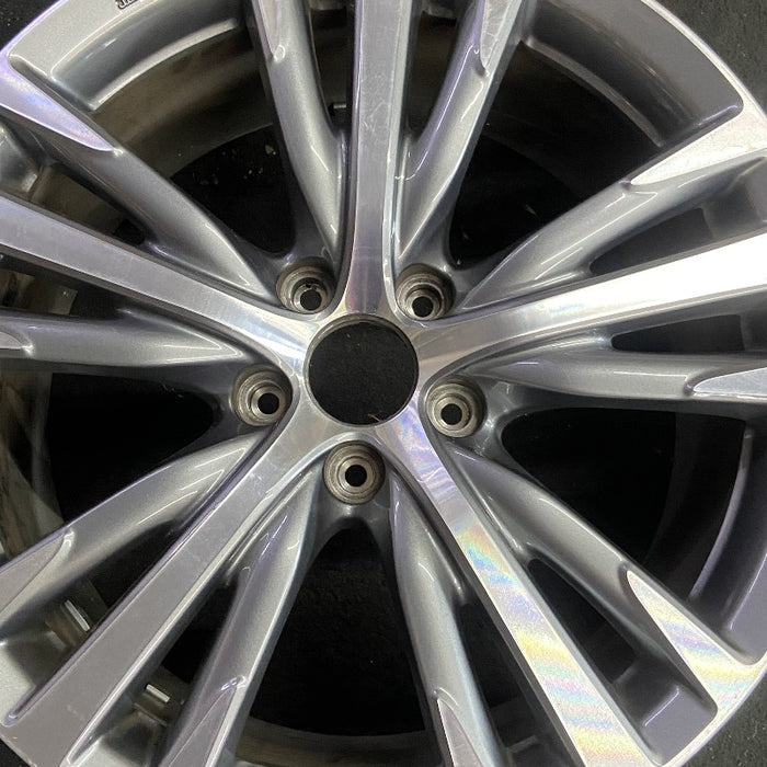 19" INFINITI Q50 18-19 19x8.5 alloy 15 spoke alternating V spoke Original OEM Wheel Rim