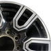 20" SIERRA 2500 PICKUP 20 20x8.5 12 spoke machined face accents black opt PYU - Side Profile