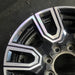 20" SIERRA 2500 PICKUP 20 20x8.5 12 spoke machined face accents black opt PYU - Side Profile