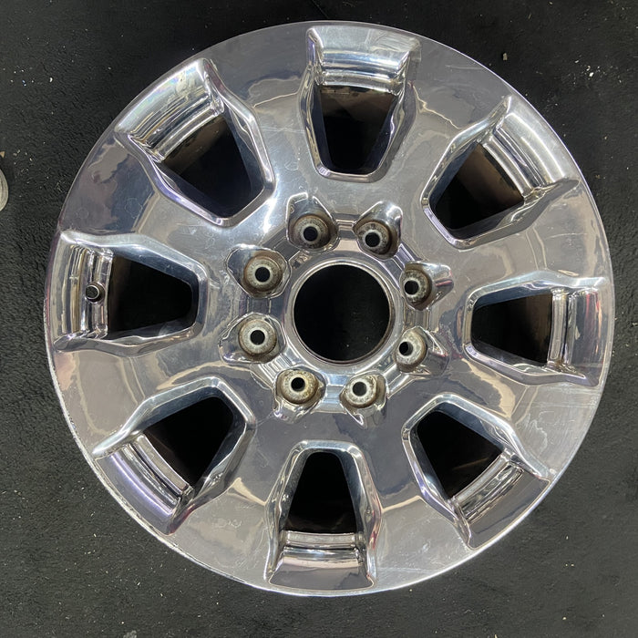 20" FORD F250SD PICKUP 17 20x8 , 8 spoke, chrome, 4" center cap, Original OEM - Angle View