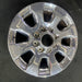20" FORD F250SD PICKUP 17 20x8 , 8 spoke, chrome, 4" center cap, Original OEM - Side Profile