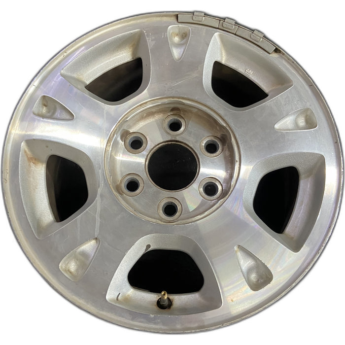 17" AVALANCHE 1500 02-06 17x7.5" Original OEM Wheel Rim - Front View