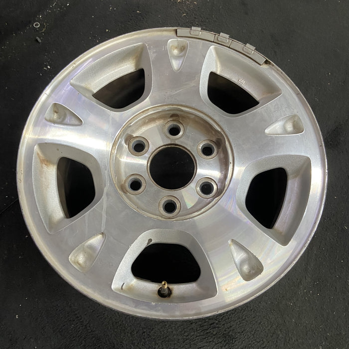 17" AVALANCHE 1500 02-06 17x7.5" Original OEM Wheel Rim - Angle View