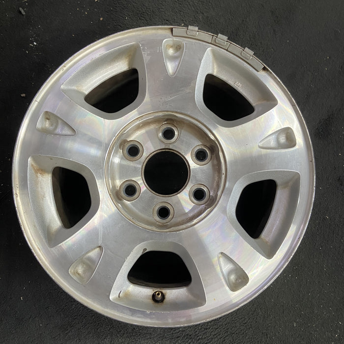 17" AVALANCHE 1500 02-06 17x7.5" Original OEM Wheel Rim - Side Profile