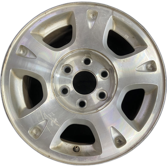 17" AVALANCHE 1500 02-06 17x7.5" Original OEM Wheel Rim - Front View
