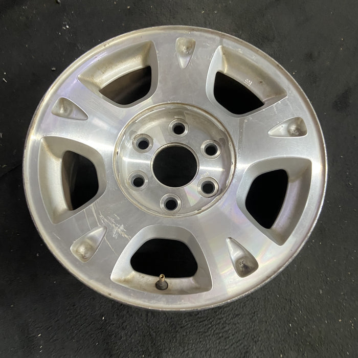 17" AVALANCHE 1500 02-06 17x7.5" Original OEM Wheel Rim - Side Profile