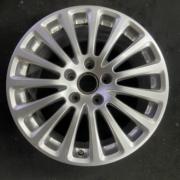 19" PORSCHE PANAMERA 14-16 , 19x10, 15 spoke Original OEM Wheel Rim - Angle View