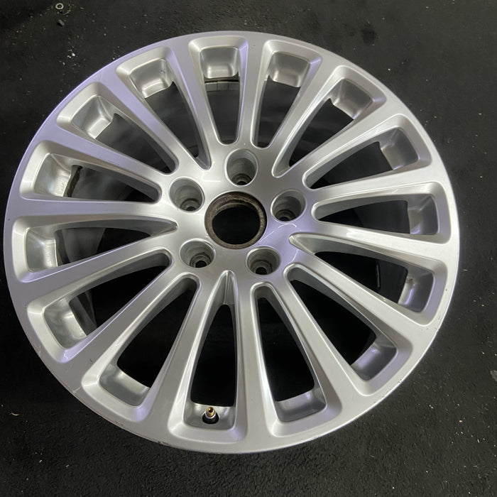 19" PORSCHE PANAMERA 14-16 , 19x10, 15 spoke Original OEM Wheel Rim - Side Profile