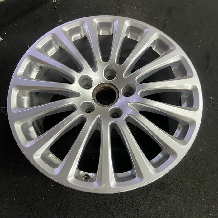 19" PORSCHE PANAMERA 14-16 , 19x10, 15 spoke Original OEM Wheel Rim - Side Profile