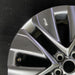 19" MIRAI 21-24 19x8 5 V spoke silver Original OEM Wheel Rim - Side Profile