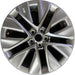19" MIRAI 21-24 19x8 5 V spoke silver Original OEM Wheel Rim - Front View