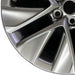 19" MIRAI 21-24 19x8 5 V spoke silver Original OEM Wheel Rim - Back View