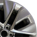 19" MIRAI 21-24 19x8 5 V spoke silver Original OEM Wheel Rim - Side Profile