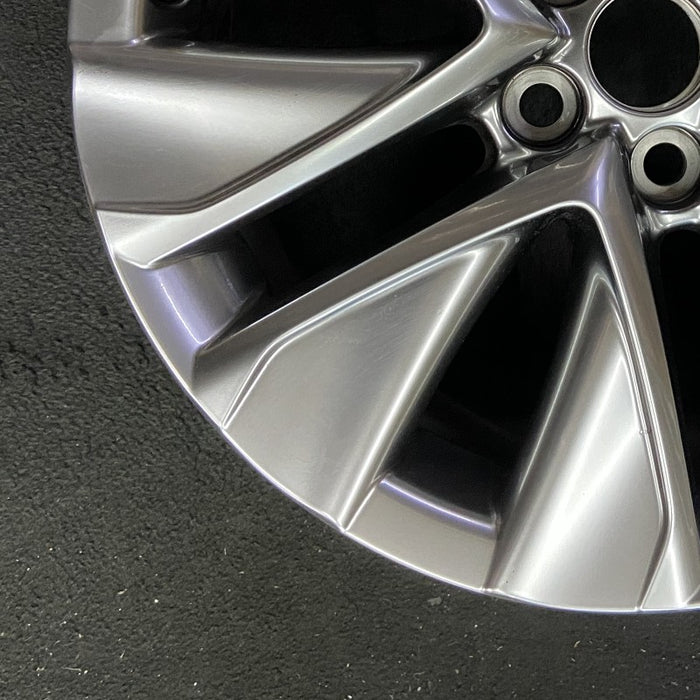 19" MIRAI 21-24 19x8 5 V spoke silver Original OEM Wheel Rim - Additional View