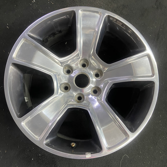 20" DODGE 1500 PICKUP 19-21 , 20x9, , 5 spoke, opt WRF Original OEM Wheel Rim - Side Profile