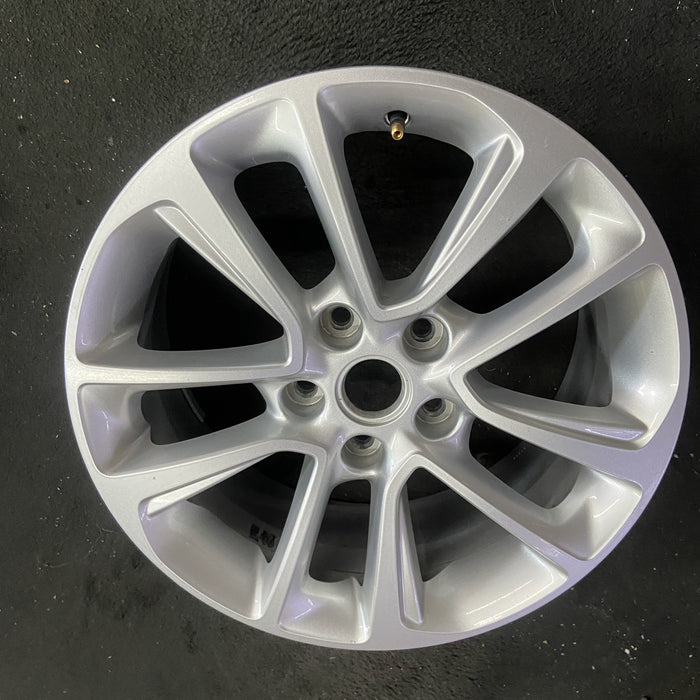 17" TRAILBLAZER 24-25 17x7.5, silver Original OEM Wheel Rim - Side Profile