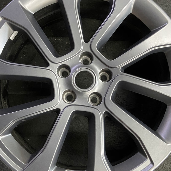 21" RANGE ROVER SPORT 23-24 21x8.5 alloy 5 V spoke dark gray Original OEM Wheel Rim
