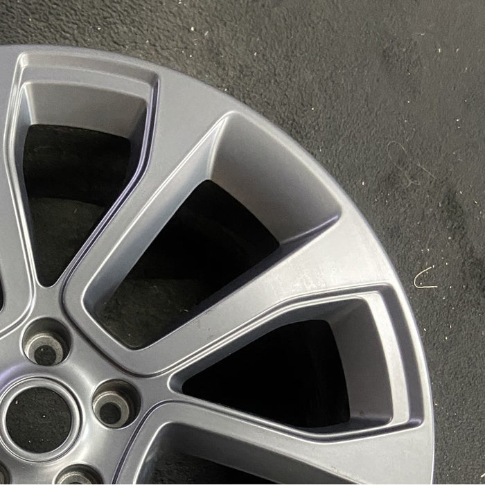 21" RANGE ROVER SPORT 23-24 21x8.5 alloy 5 V spoke dark gray Original OEM Wheel Rim