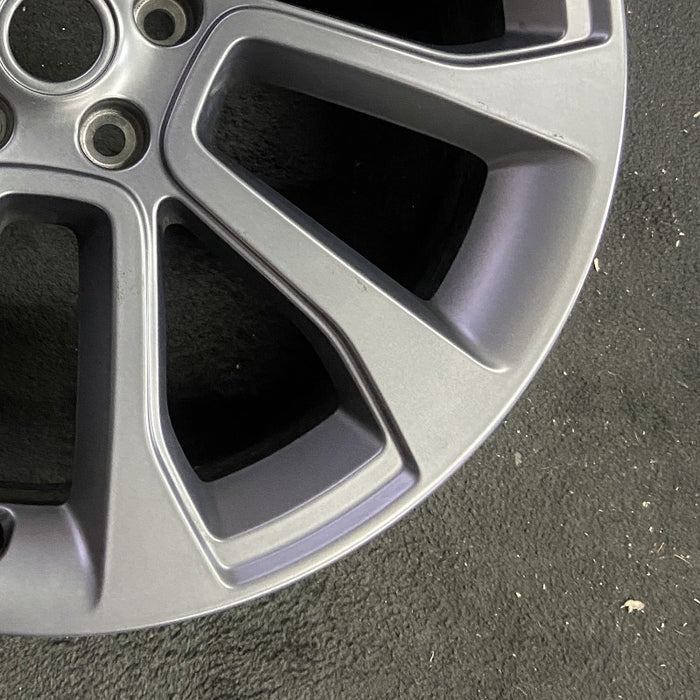 21" RANGE ROVER SPORT 23-24 21x8.5 alloy 5 V spoke dark gray Original OEM Wheel Rim