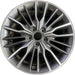 18" ELANTRA 17 18x7.5 , Original OEM Wheel Rim - Front View