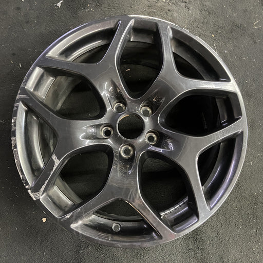 18" GIULIA 19 18x8, 5 spoke, Y spoke design Original OEM Wheel Rim - Angle View