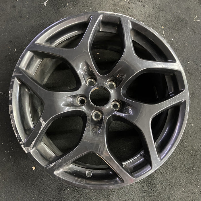 18" GIULIA 19 18x8, 5 spoke, Y spoke design Original OEM Wheel Rim - Angle View
