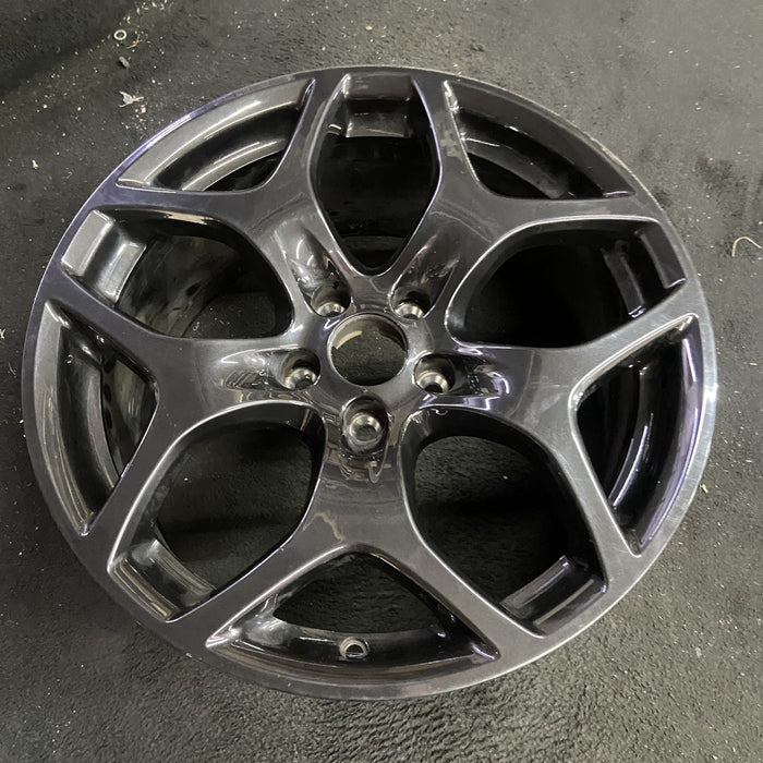 18" GIULIA 19 18x8, 5 spoke, Y spoke design Original OEM Wheel Rim - Side Profile