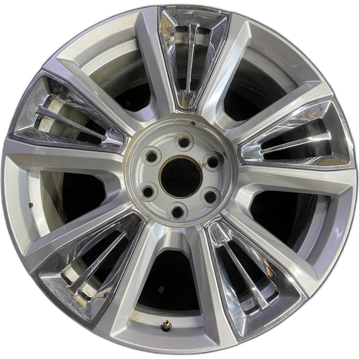 22" SIERRA 1500 PICKUP 23 22x9, raised spoke, 10 spoke, opt RPT Original OEM - Front View