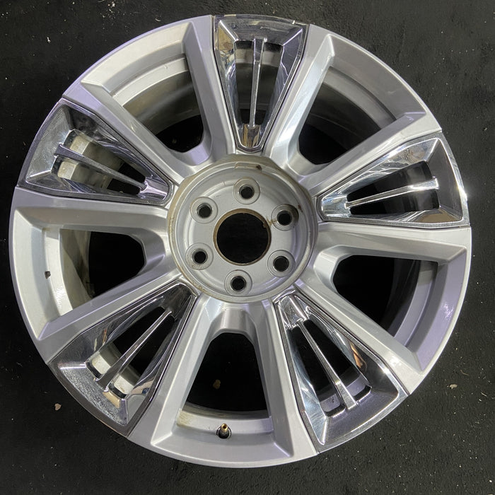 22" SIERRA 1500 PICKUP 23 22x9, raised spoke, 10 spoke, opt RPT Original OEM - Angle View