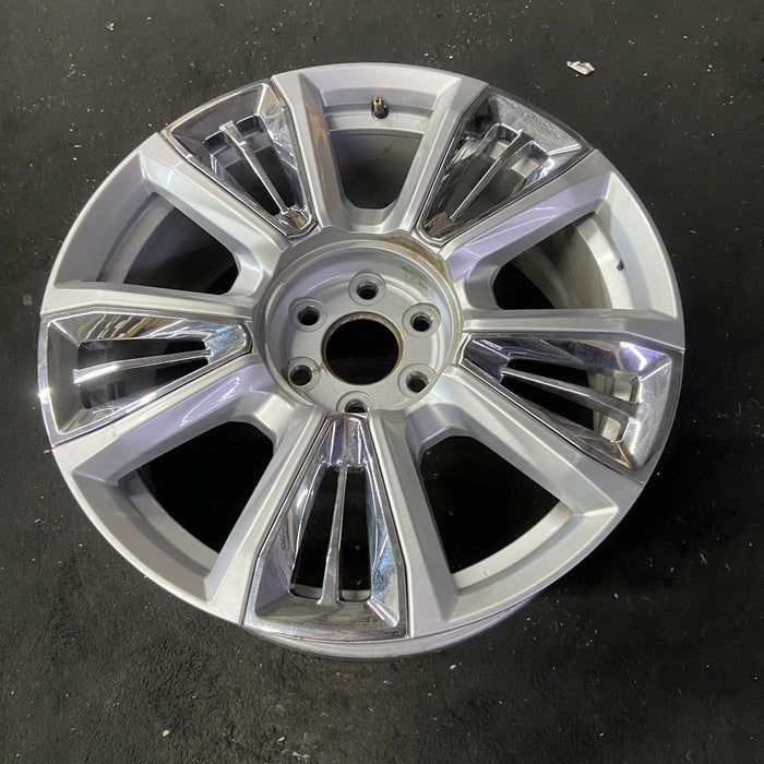 22" SIERRA 1500 PICKUP 23 22x9, raised spoke, 10 spoke, opt RPT Original OEM - Close-Up Detail