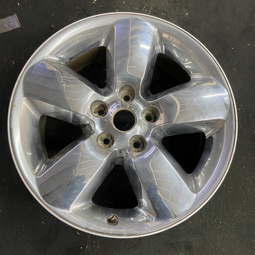 20" DODGE 1500 PICKUP 13 , 20x8, chrome clad Original OEM Wheel Rim - Angle View
