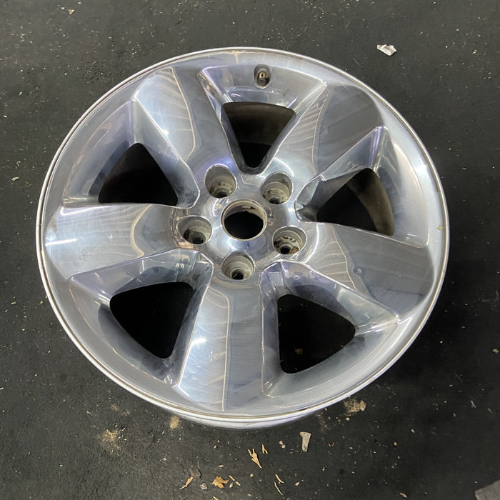 20" DODGE 1500 PICKUP 13 , 20x8, chrome clad Original OEM Wheel Rim - Close-Up Detail
