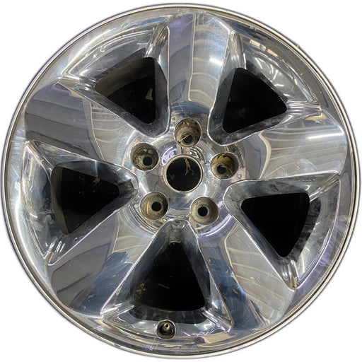 20" DODGE 1500 PICKUP 13 , 20x8, chrome clad Original OEM Wheel Rim - Front View