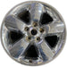 20" DODGE 1500 PICKUP 13 , 20x8, chrome clad Original OEM Wheel Rim - Front View