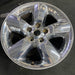 20" DODGE 1500 PICKUP 13 , 20x8, chrome clad Original OEM Wheel Rim - Side Profile