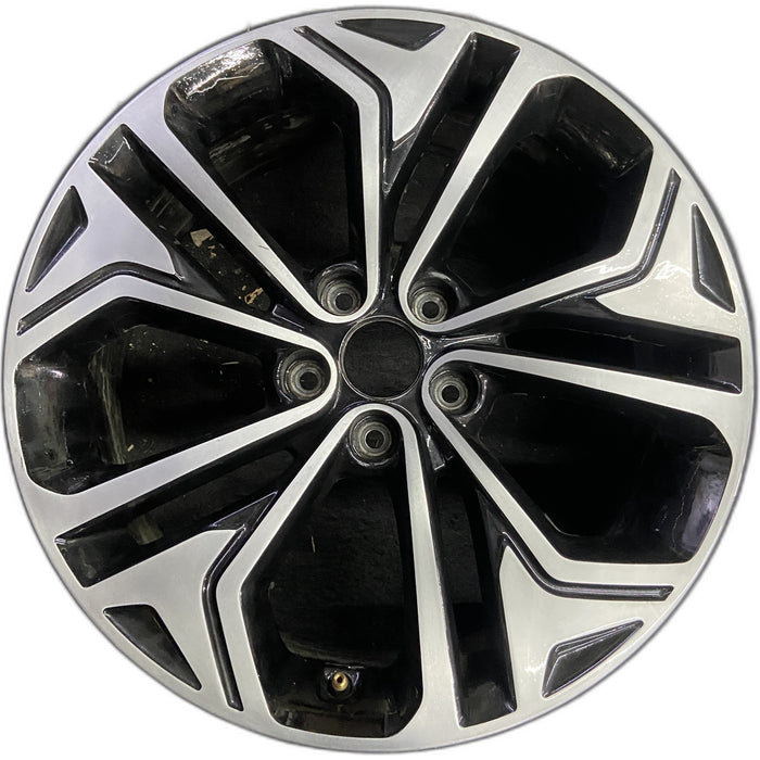 19" SANTA FE 19 19x7.5 , SWB Original OEM Wheel Rim - Front View