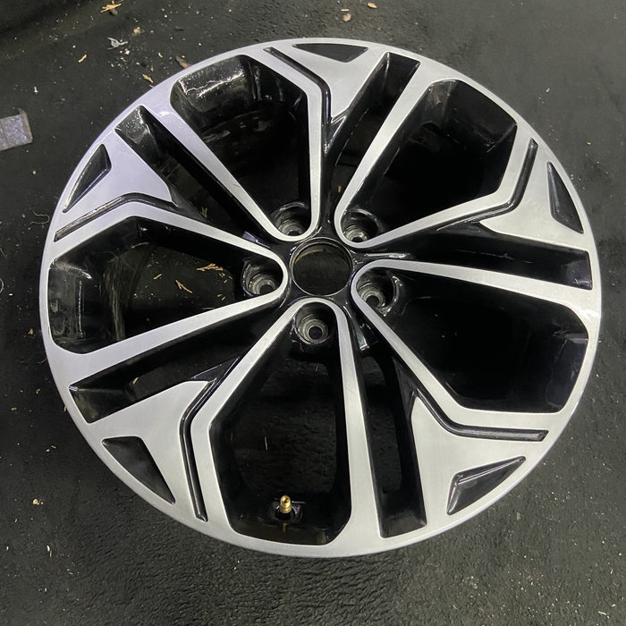 19" SANTA FE 19 19x7.5 , SWB Original OEM Wheel Rim - Side Profile