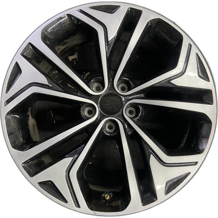 19" SANTA FE 19 19x7.5 , SWB Original OEM Wheel Rim - Front View