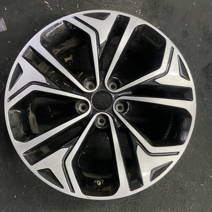 19" SANTA FE 19 19x7.5 , SWB Original OEM Wheel Rim - Angle View