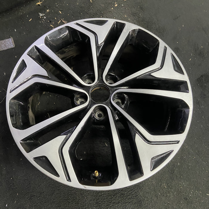 19" SANTA FE 19 19x7.5 , SWB Original OEM Wheel Rim - Side Profile