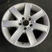 17" BMW 320i 01-05 , 17x8 , 7 spoke, exposed lug nuts, flat spoke Original OEM - Side Profile
