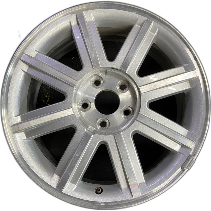 18" FIVE HUNDRED 05-06 18x7, Original OEM Wheel Rim - Front View