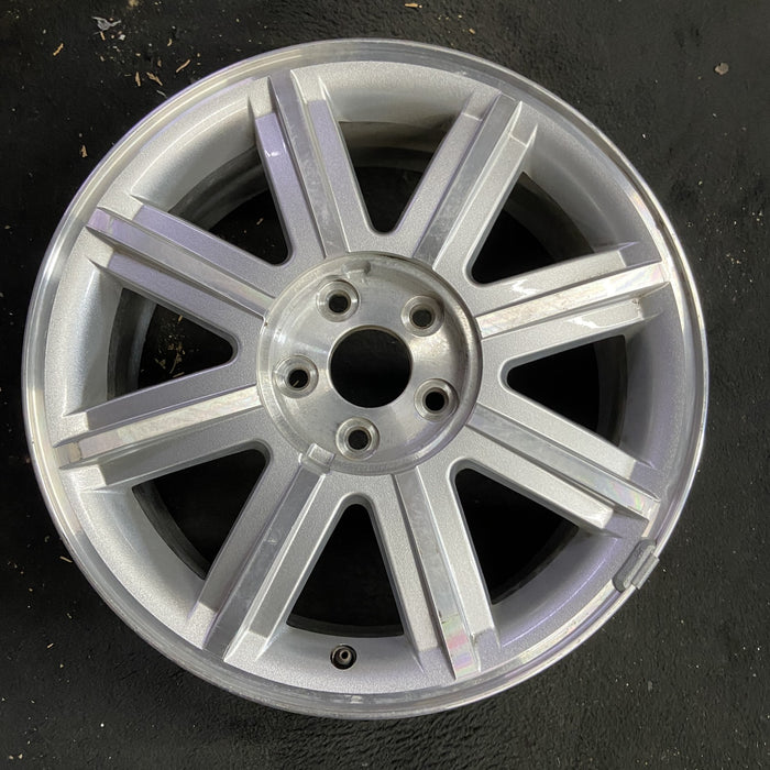 18" FIVE HUNDRED 05-06 18x7, Original OEM Wheel Rim - Angle View