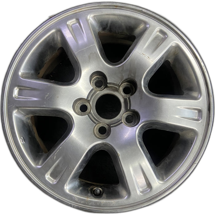 16" HIGHLANDER 01-02 , alloy Original OEM Wheel Rim - Front View