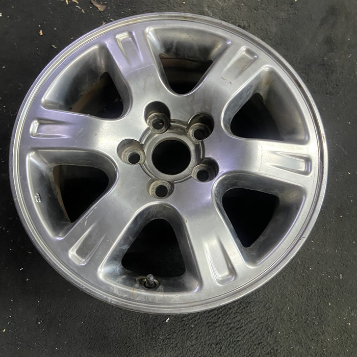 16" HIGHLANDER 01-02 , alloy Original OEM Wheel Rim - Side Profile