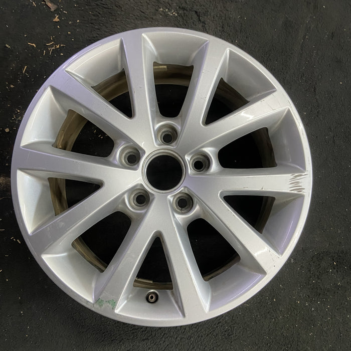 16" JETTA 10 VIN J , , 16x6.5, alloy, 10 spoke, Sedona Original OEM Wheel Rim