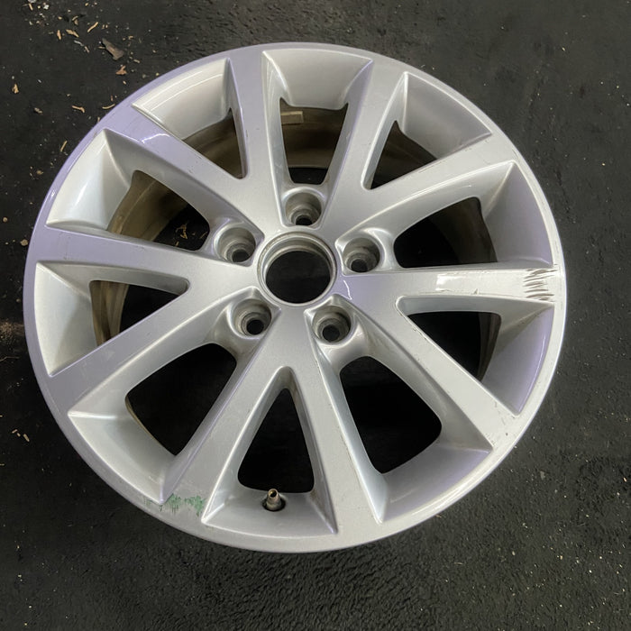 16" JETTA 10 VIN J , , 16x6.5, alloy, 10 spoke, Sedona Original OEM Wheel Rim