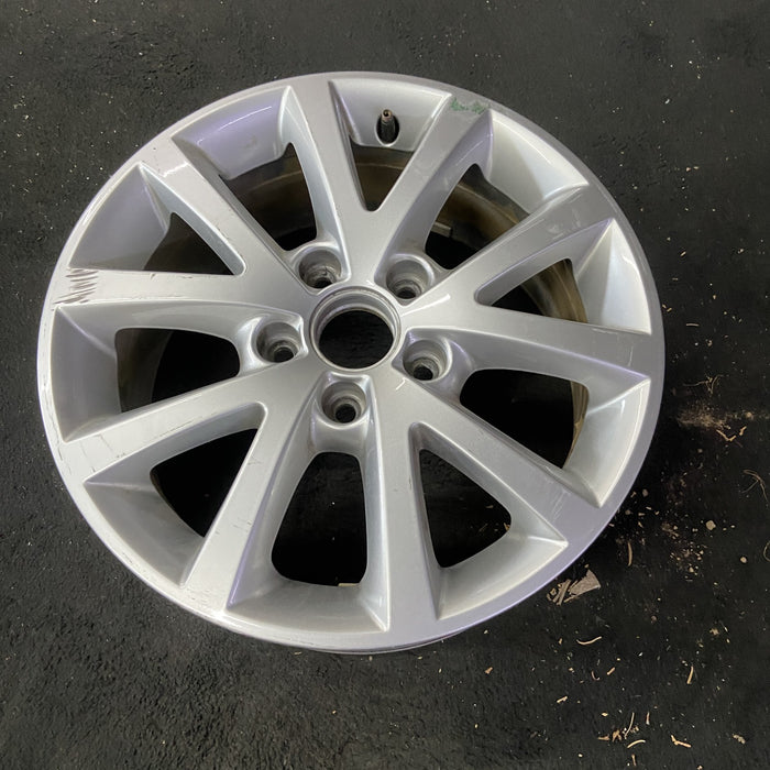 16" JETTA 10 VIN J , , 16x6.5, alloy, 10 spoke, Sedona Original OEM Wheel Rim