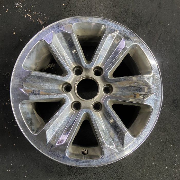 17" FORD F150 PICKUP 15-20 17x7.5, aluminum, Original OEM Wheel Rim - Angle View