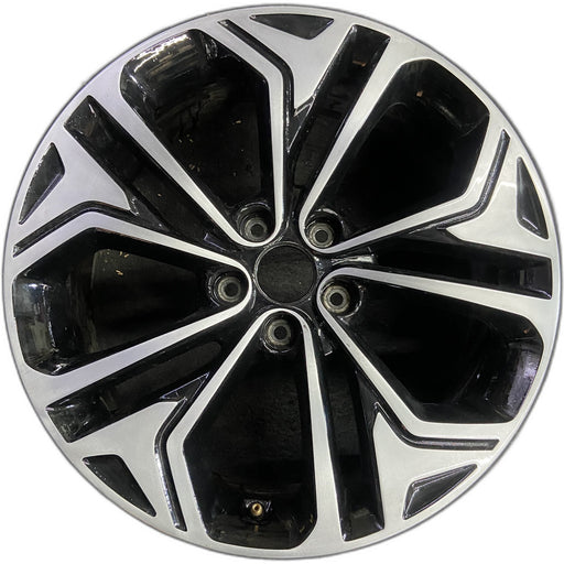 19" SANTA FE 19 19x7.5 , SWB Original OEM Wheel Rim - Front View